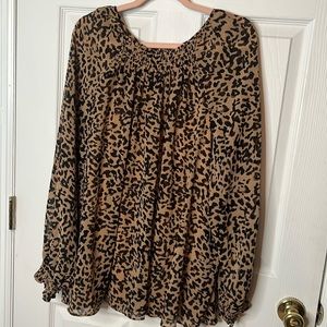 Animal Print Blouse